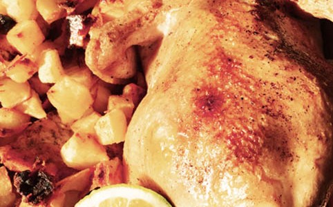 Roasted chicken with potatoes Roasted chicken with potatoes
