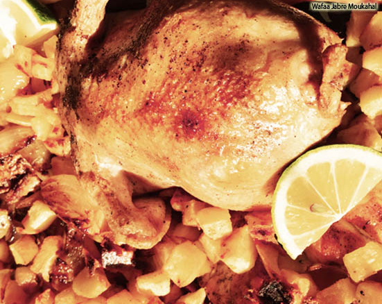  Roasted chicken with potatoes - Dinow